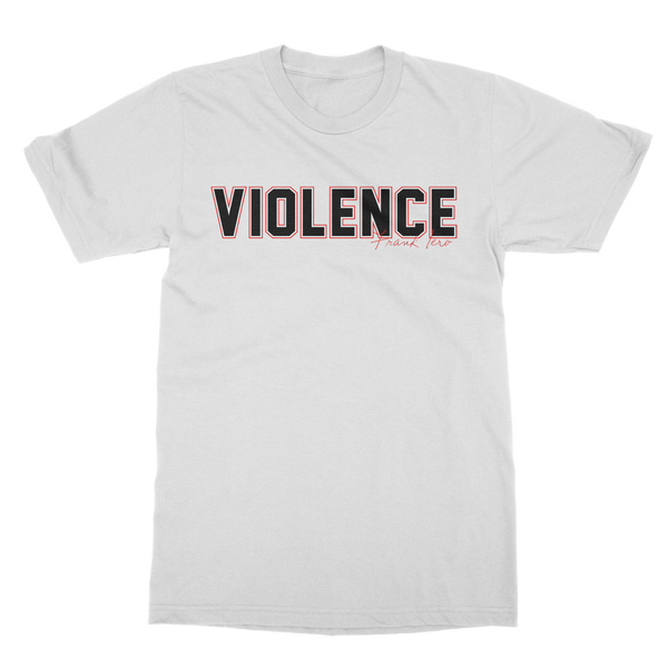 Violence Varsity T-Shirt (White)