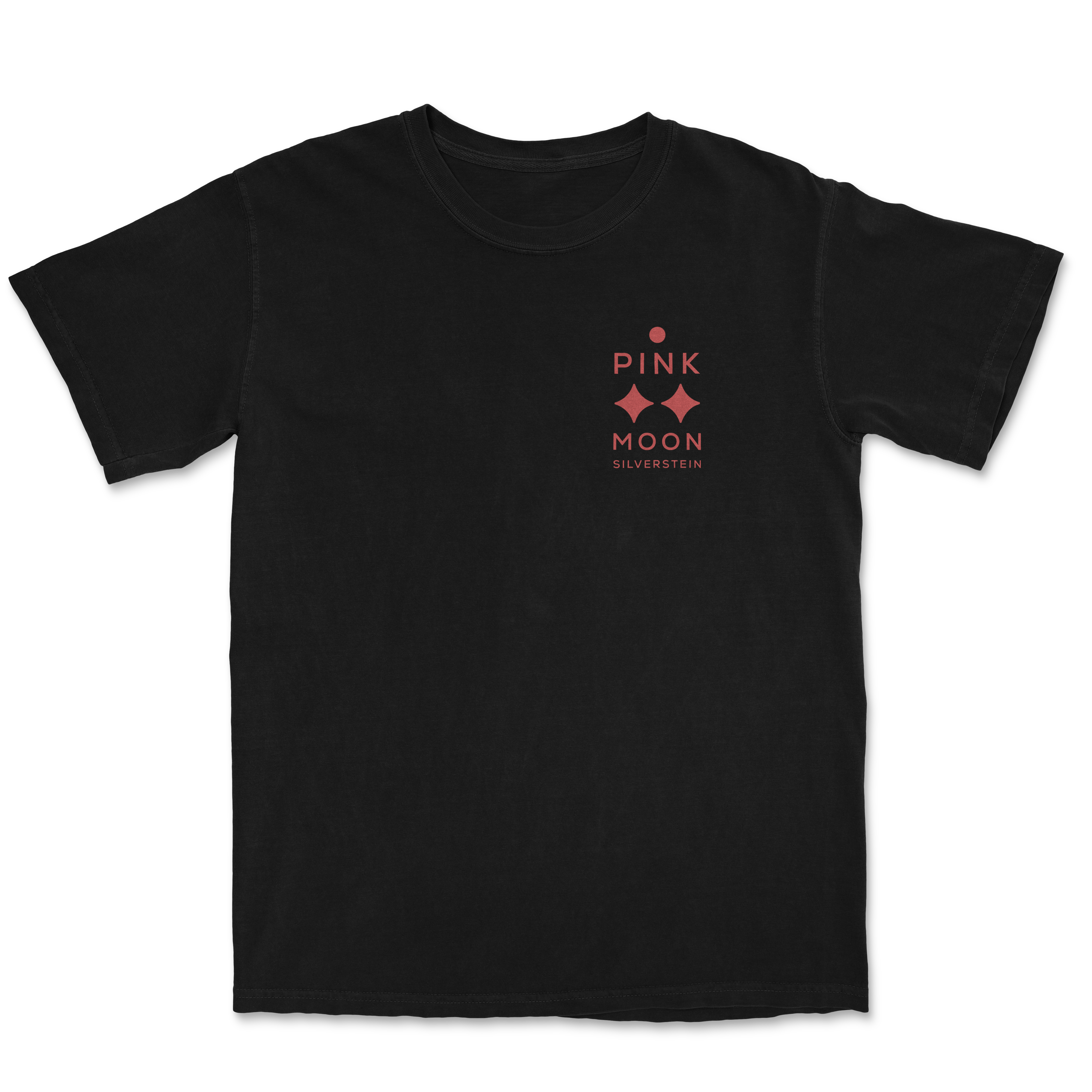 トップス PINK_MOON Silverstein - Pink Moon Tee (Black) – USA 24Hundred