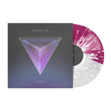 Node 12" Vinyl (Half Trans Grape / Half Clear With White Splatter)