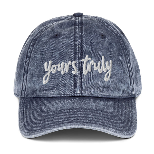 Afterglow Embroidered Dad Hat (Vintage Navy)