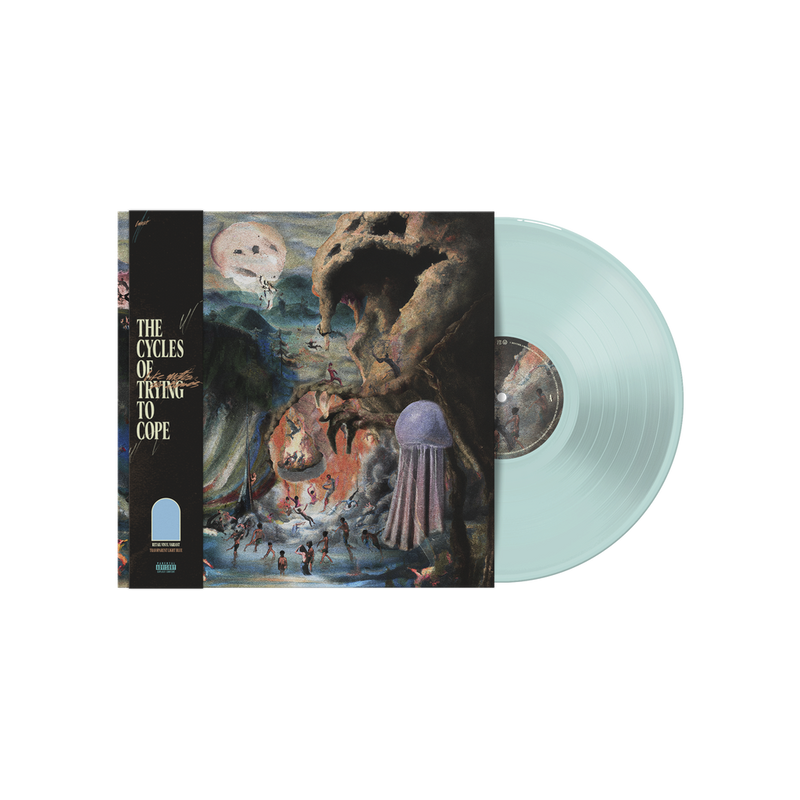 Like Moths to Flames - The Cycles Of Trying To Cope 12" Vinyl (Light Blue)