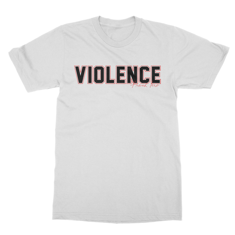 Violence Varsity T-Shirt (White)