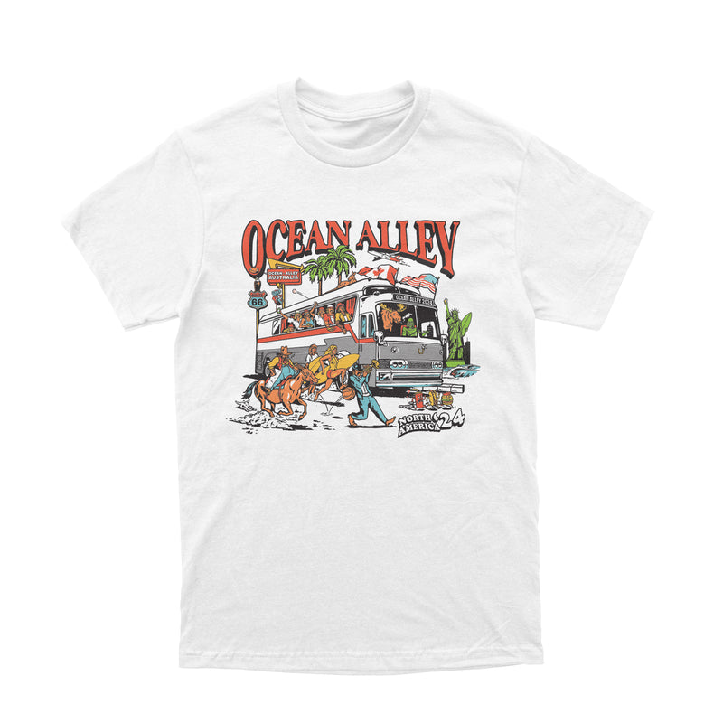 Ocean Alley - White Tour Tee