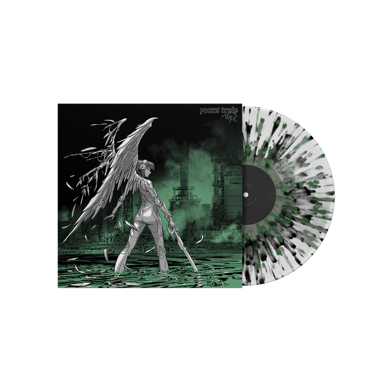 TOXIC 12" Vinyl (Ultra Clear w/ Green, Black & Gray Splatter)