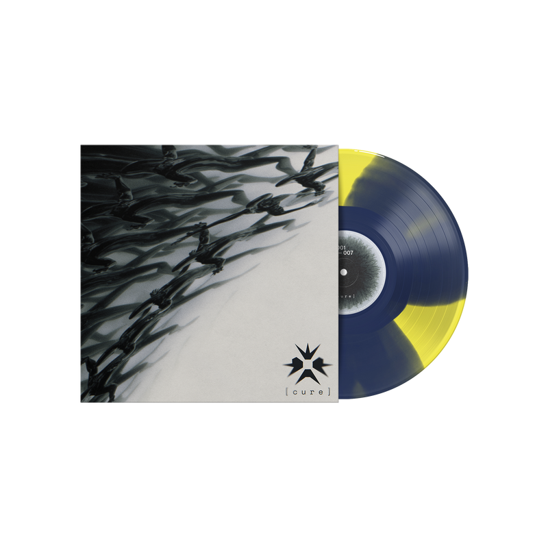 CURE 12” Vinyl (Dark Blue & Transparent Yellow Triple Button)