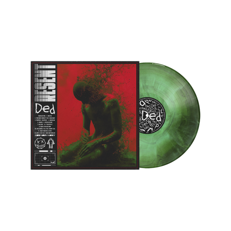 DED - RESENT - Transparent Seaweed & Mint Green Galaxy