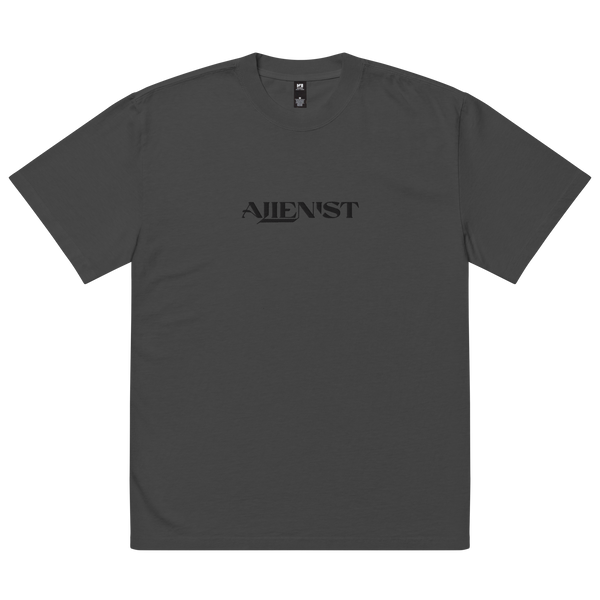 Alienist Logo Oversized Embroidered T-Shirt