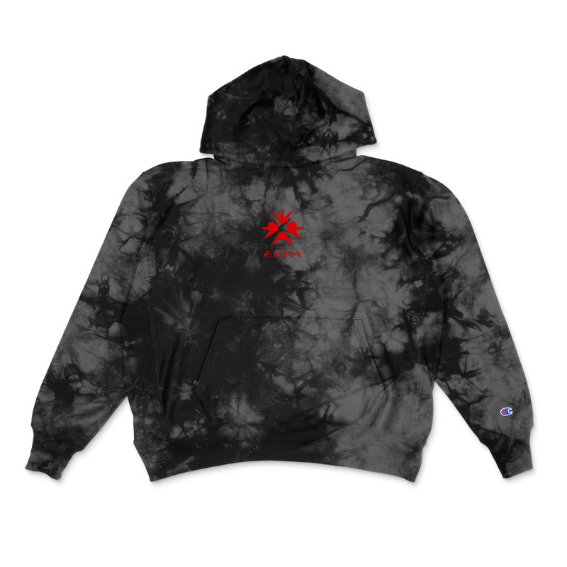 ERRA Burst Logo Embroidered Tie Dye Hoodie (Champion)