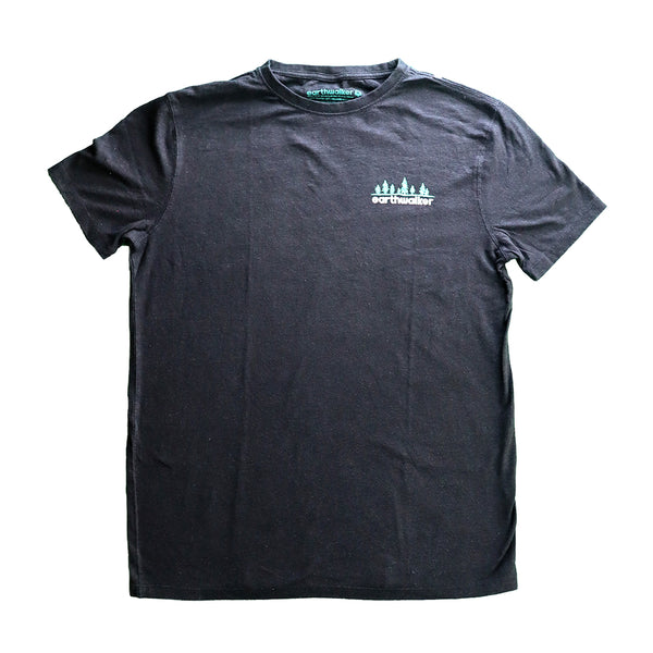 Forest Logo Hemp T-Shirt (Black)