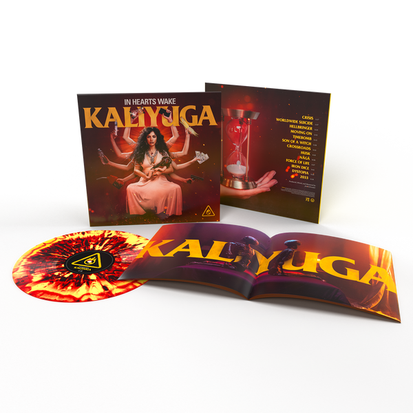 Kaliyuga 12" Vinyl (FLAME - Red, Yellow & Black Marble)