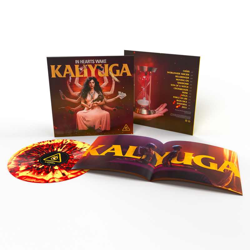 Kaliyuga 12" Vinyl (FLAME - Red, Yellow & Black Marble)