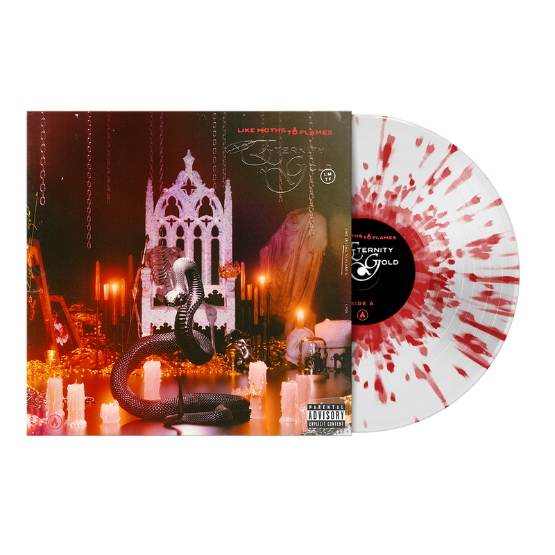 No Eternity In Gold 12" Vinyl (Clear W/ Red Splatter)
